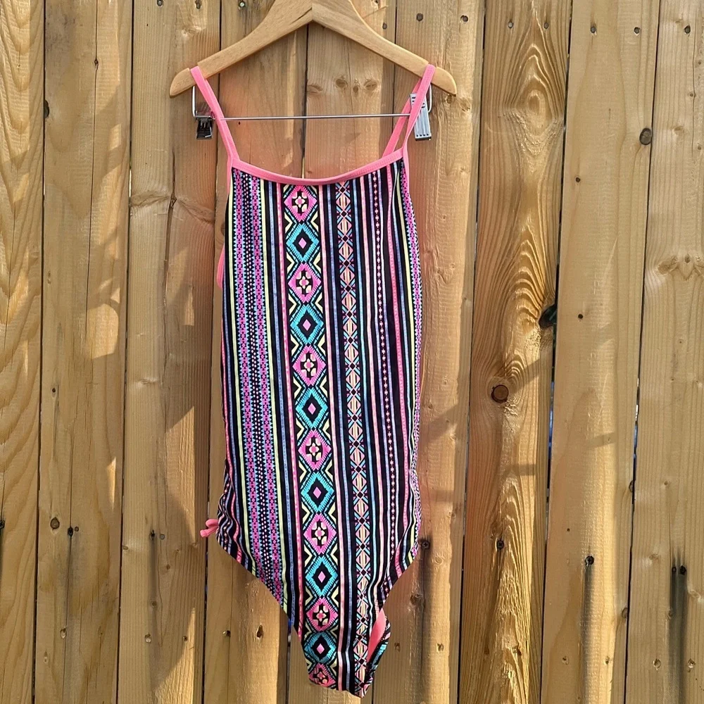 Arizona Jean Co Colorful One Piece Swimsuit For Girls